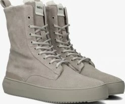 Blackstone yl67 bottines à lacets en beige 7 Blackstone yl67 bottines à lacets en beige -Bottes Femme Soldes 236273 1