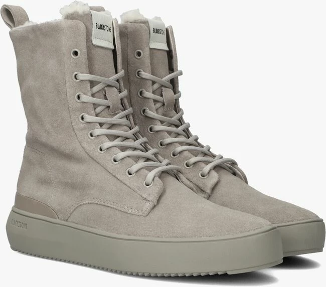 Blackstone yl67 bottines à lacets en beige 2 Blackstone yl67 bottines à lacets en beige – Image 2