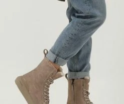 Blackstone yl67 bottines à lacets en beige 11 Blackstone yl67 bottines à lacets en beige -Bottes Femme Soldes 236273 8