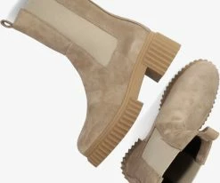 Omoda berlino bottines chelsea en beige -Bottes Femme Soldes 237057 5