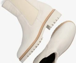 Omoda 773 bottines chelsea en beige -Bottes Femme Soldes 237065 5