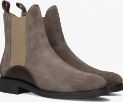 Gant aimlee bottines chelsea en taupe -Bottes Femme Soldes 237830 1