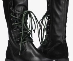 Lazamani 74.467 bottes hautes en noir 9 Lazamani 74.467 bottes hautes en noir -Bottes Femme Soldes 238603 5