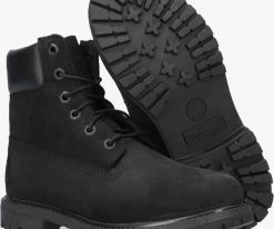 Timberland chaussure 6in premium en noir -Bottes Femme Soldes 51191 4