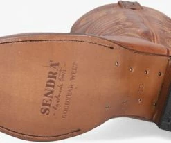 Sendra chaussure 11627 en cognac -Bottes Femme Soldes 70191 4