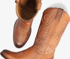 Sendra chaussure 11627 en cognac -Bottes Femme Soldes 70191 5