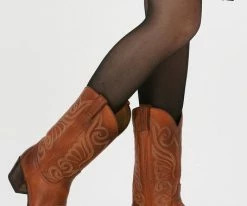 Sendra chaussure 11627 en cognac -Bottes Femme Soldes 70191 8