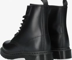 Dr martens chaussure 1460 en noir -Bottes Femme Soldes 70649 3