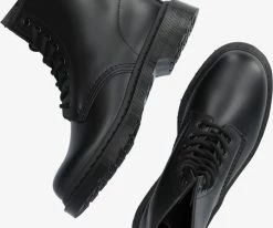 Dr martens chaussure 1460 en noir -Bottes Femme Soldes 70649 5