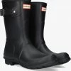Hunter chaussure womens original short en noir 12 Hunter chaussure womens original short en noir -Bottes Femme Soldes 84461 1