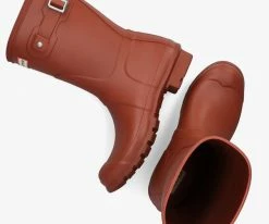 Hunter chaussure womens original short en rouge 10 Hunter chaussure womens original short en rouge -Bottes Femme Soldes 84465 5