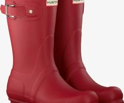 Hunter chaussure womens original short en rouge 11 Hunter chaussure womens original short en rouge -Bottes Femme Soldes 84465 6