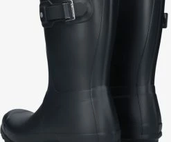 Hunter chaussure womens original short en bleu -Bottes Femme Soldes 84466 3