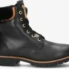 Panama jack panama 03 igloo travelling bottines à lacets en noir -Bottes Femme Soldes 90885 2
