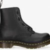 Dr martens 1460 pascal front zip bottines à lacets en noir -Bottes Femme Soldes 91016 2