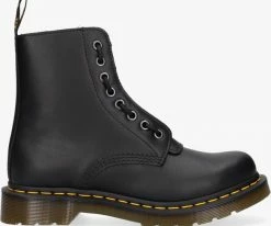 Dr martens 1460 pascal front zip bottines à lacets en noir