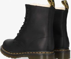 Dr martens 1460 w bottines à lacets en noir -Bottes Femme Soldes 91020 3