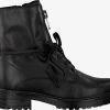 Omoda r10881 bottines à lacets en noir -Bottes Femme Soldes 94051 2