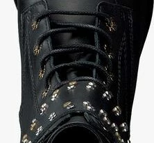 Deabused holly biker biker boots en noir 8 Deabused holly biker biker boots en noir -Bottes Femme Soldes 94574 4