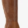Omoda 5561 bottes hautes en cognac -Bottes Femme Soldes 95885 2